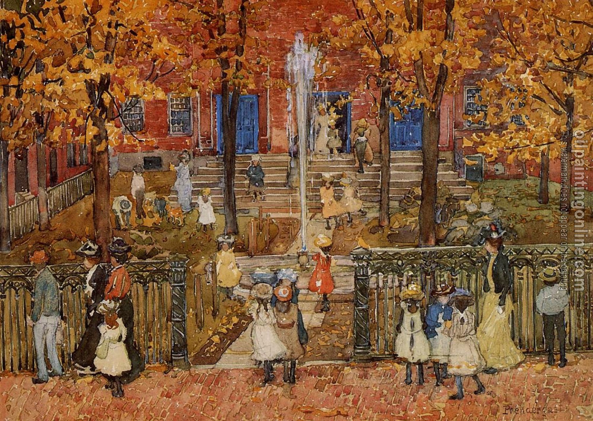 Prendergast, Maurice Brazil - West Church, Boston